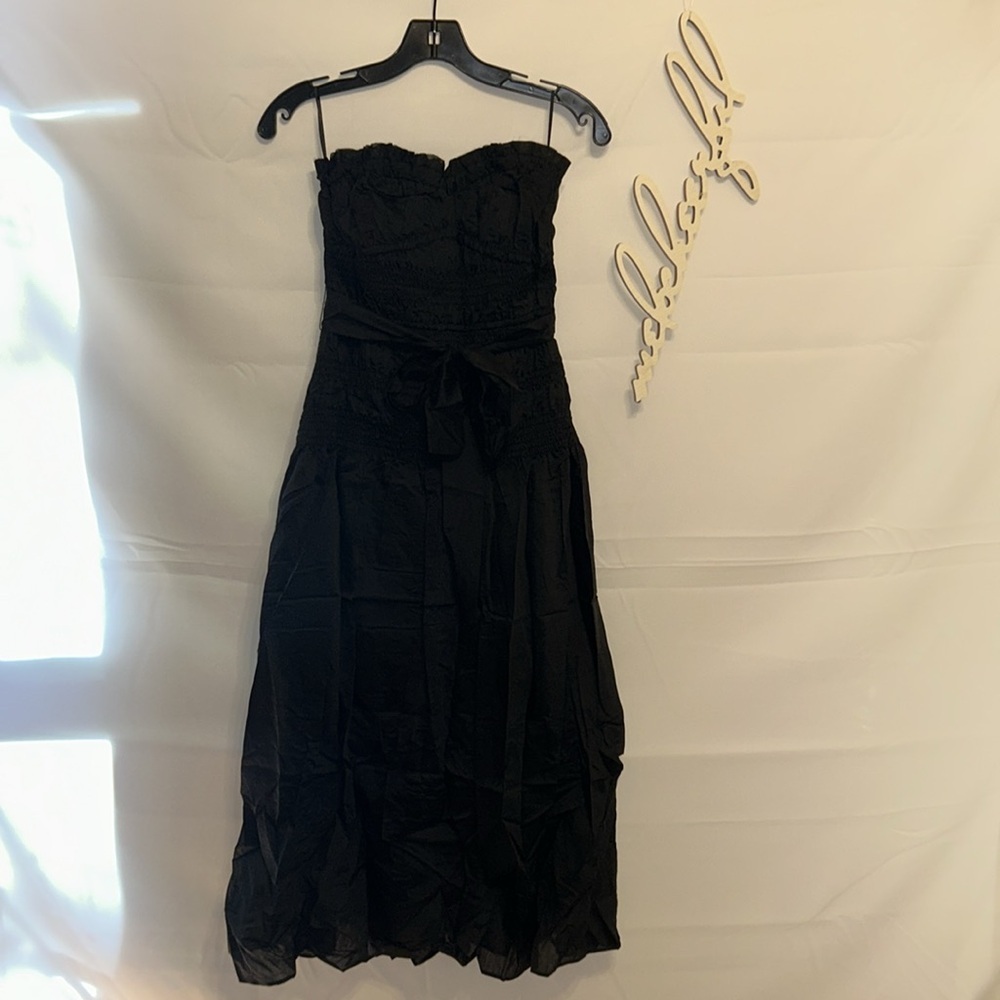 MOON RIVER

Black Ruched Tie Front Dress - Picture 6 of 11